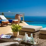 Vila Lemoni Skala - Heated Infinity Pool With Sea Views & Outside Cinema