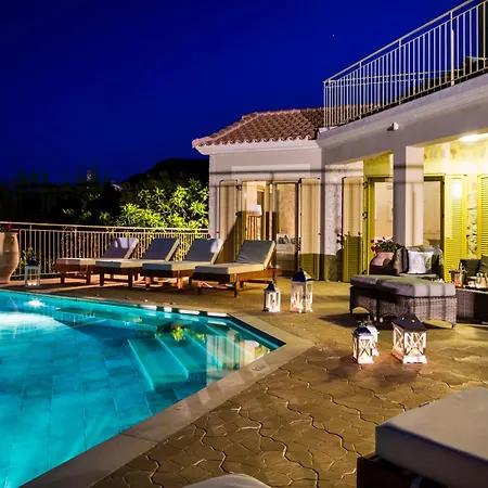 וילה Lemoni Skala - Heated Infinity Pool With Sea Views & Outside Cinema *