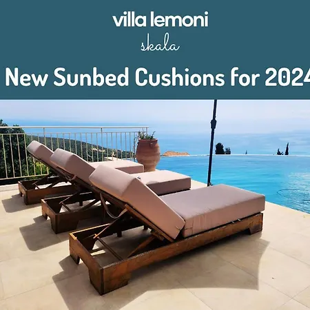 Lemoni Skala - Heated Infinity Pool With Sea Views & Outside Cinema Villa Skala (Kefalonia)