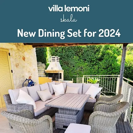 Lemoni Skala - Heated Infinity Pool With Sea Views & Outside Cinema Villa *