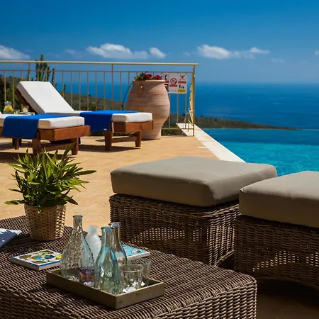 Villa Lemoni Skala - Heated Infinity Pool With Sea Views & Outside Cinema