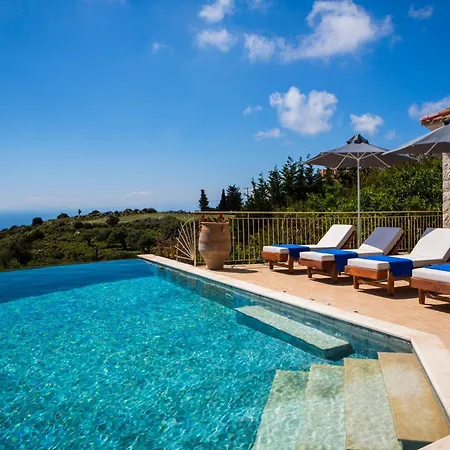 Villa Lemoni Skala - Heated Infinity Pool With Sea Views & Outside Cinema *