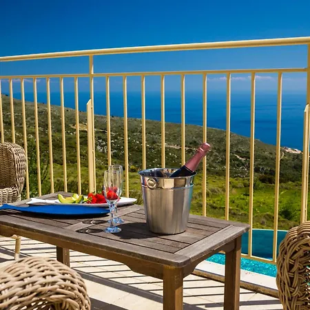 Villa Lemoni Skala - Heated Infinity Pool With Sea Views & Outside Cinema