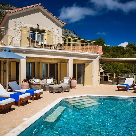 Lemoni Skala - Heated Infinity Pool With Sea Views & Outside Cinema Villa *