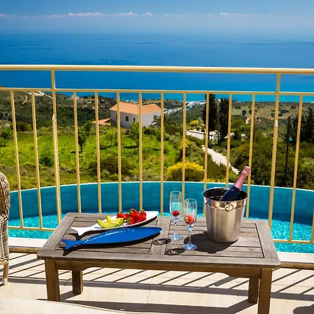 Villa Lemoni Skala - Heated Infinity Pool With Sea Views & Outside Cinema *